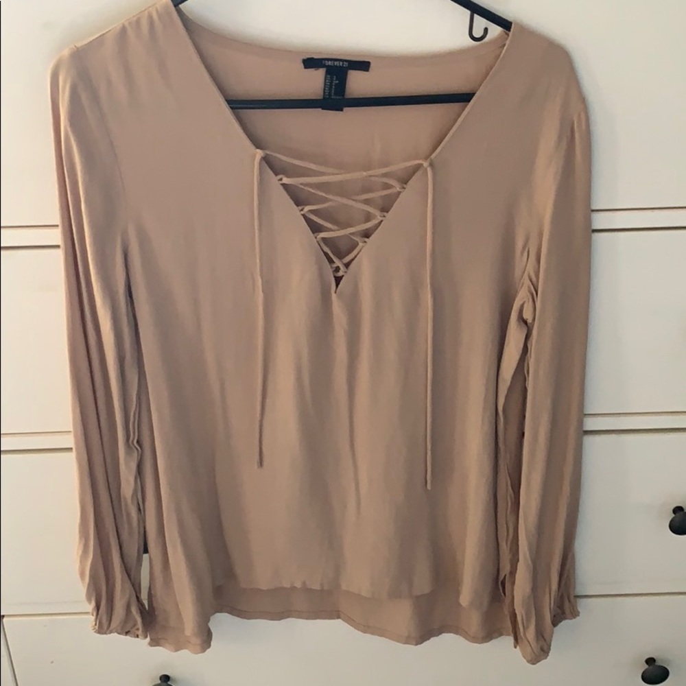 blush colored top